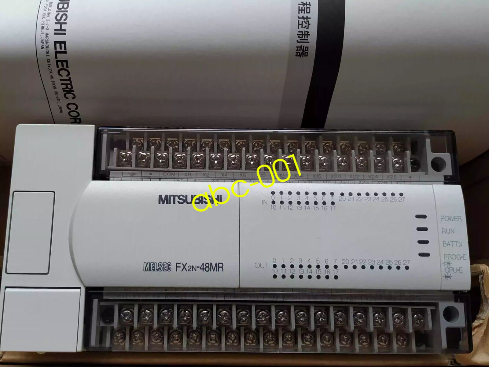 1pcs Mitsubishi PLC FX2N-48MR-001 Programmable Controller