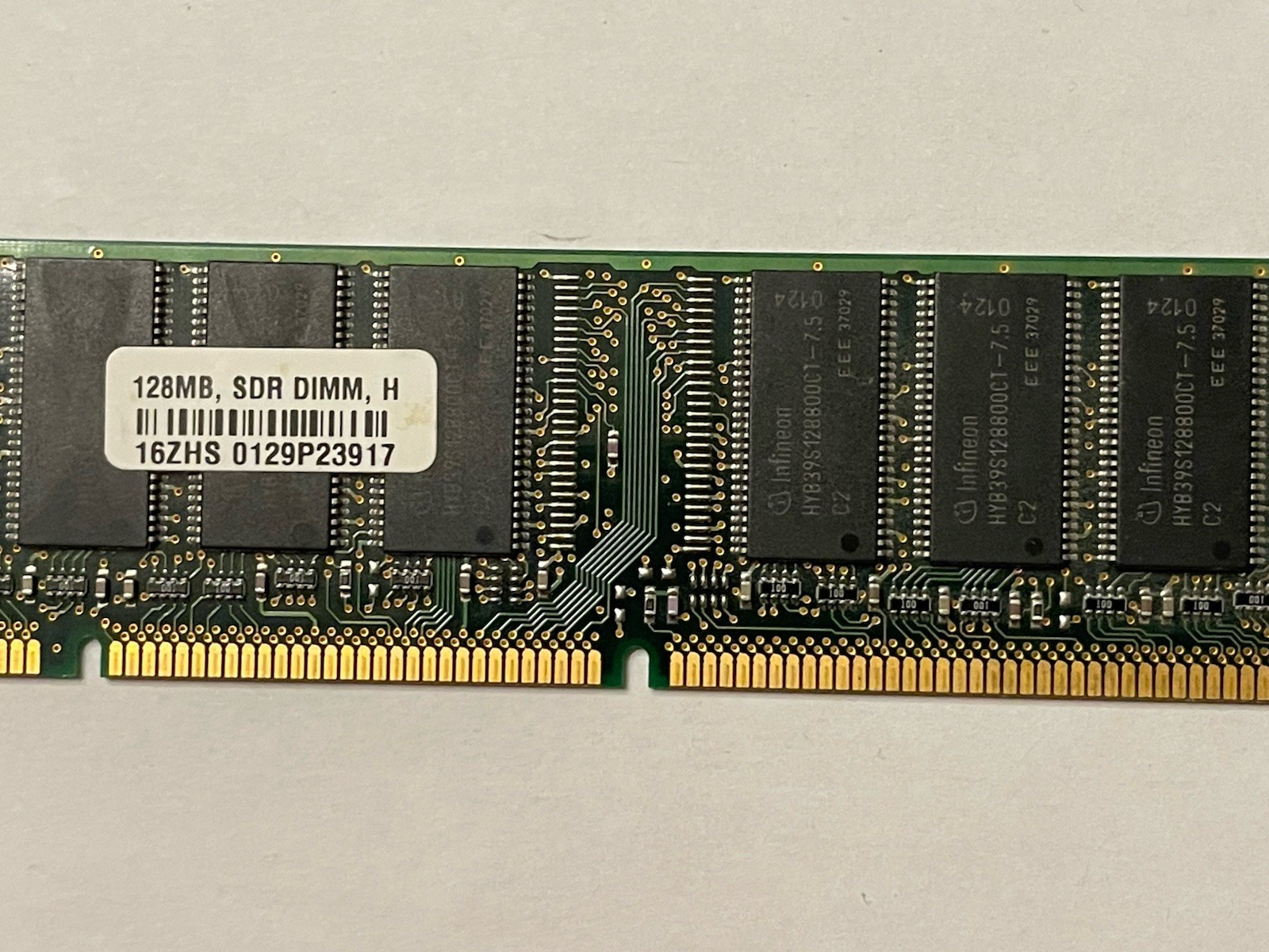 128 MB SDR DIMM, H Computer Memory - Pre Owned