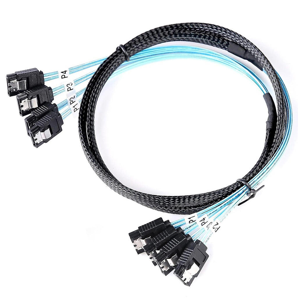 SATA to SATA 4.0 7pin for Server Computer Host SSD SATA Hard Disk Adapter Cable