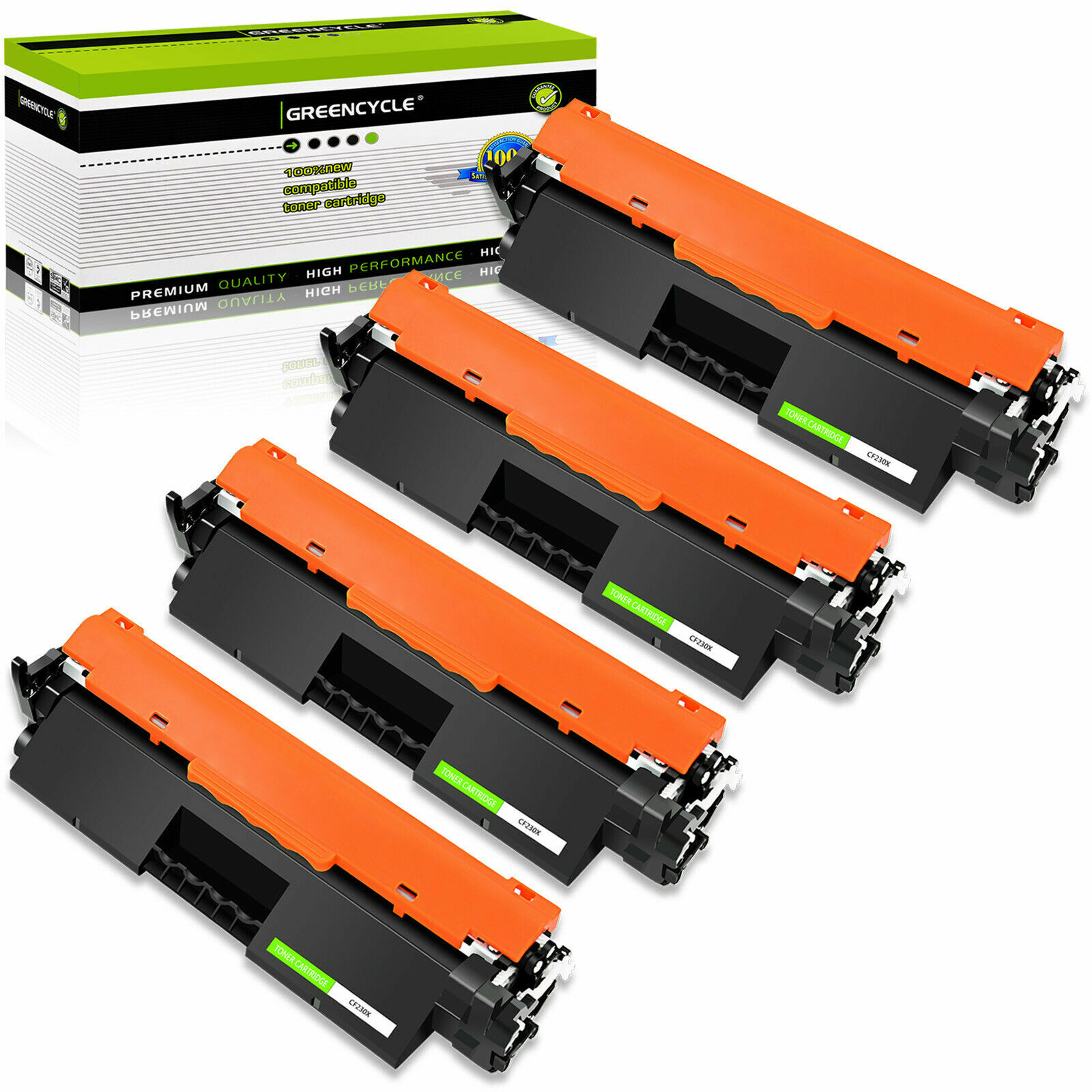4PK CF230X 30X High Yeild Toner For HP LaserJet Pro M203d M203dn M203dw Printer