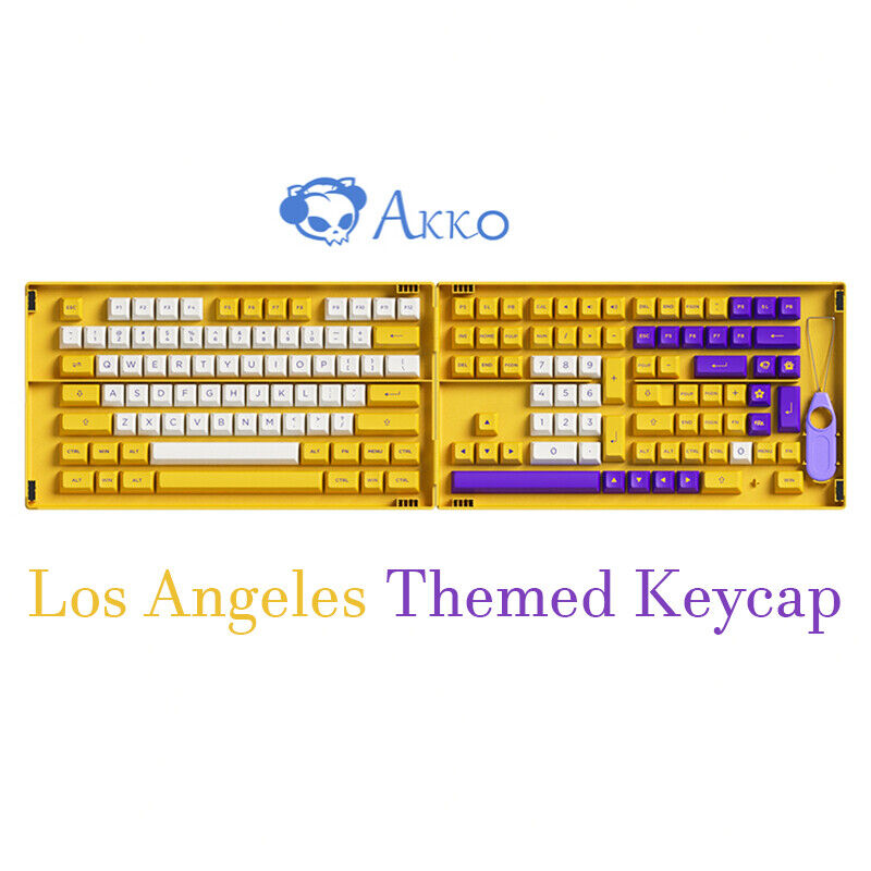 AKKO 158-Key PBT Double Shot keycaps Set ASA for Mechanical Keyboard US Layout
