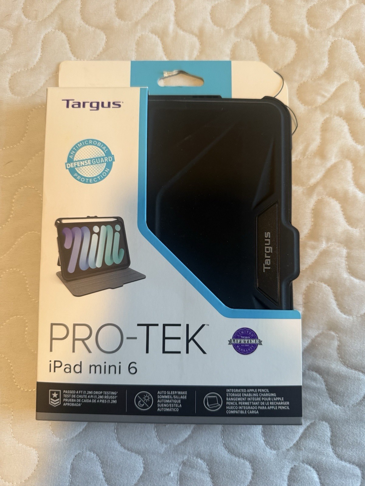 Targus Pro-Tek Black Flip Tablet Carrying Case For Apple Apple iPad mini 6th Gen