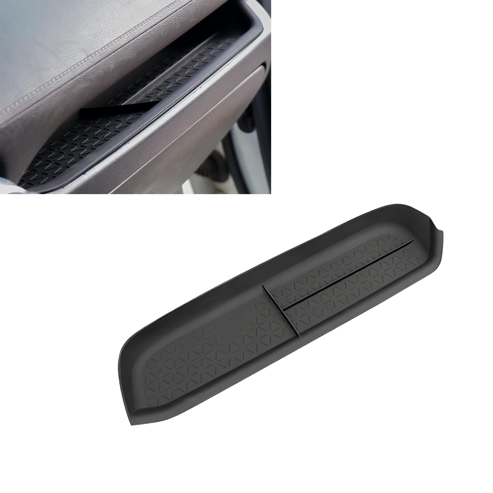 Passenger Storage Organizer Tray, Glove Box Dividers Organizer Compatible wit...