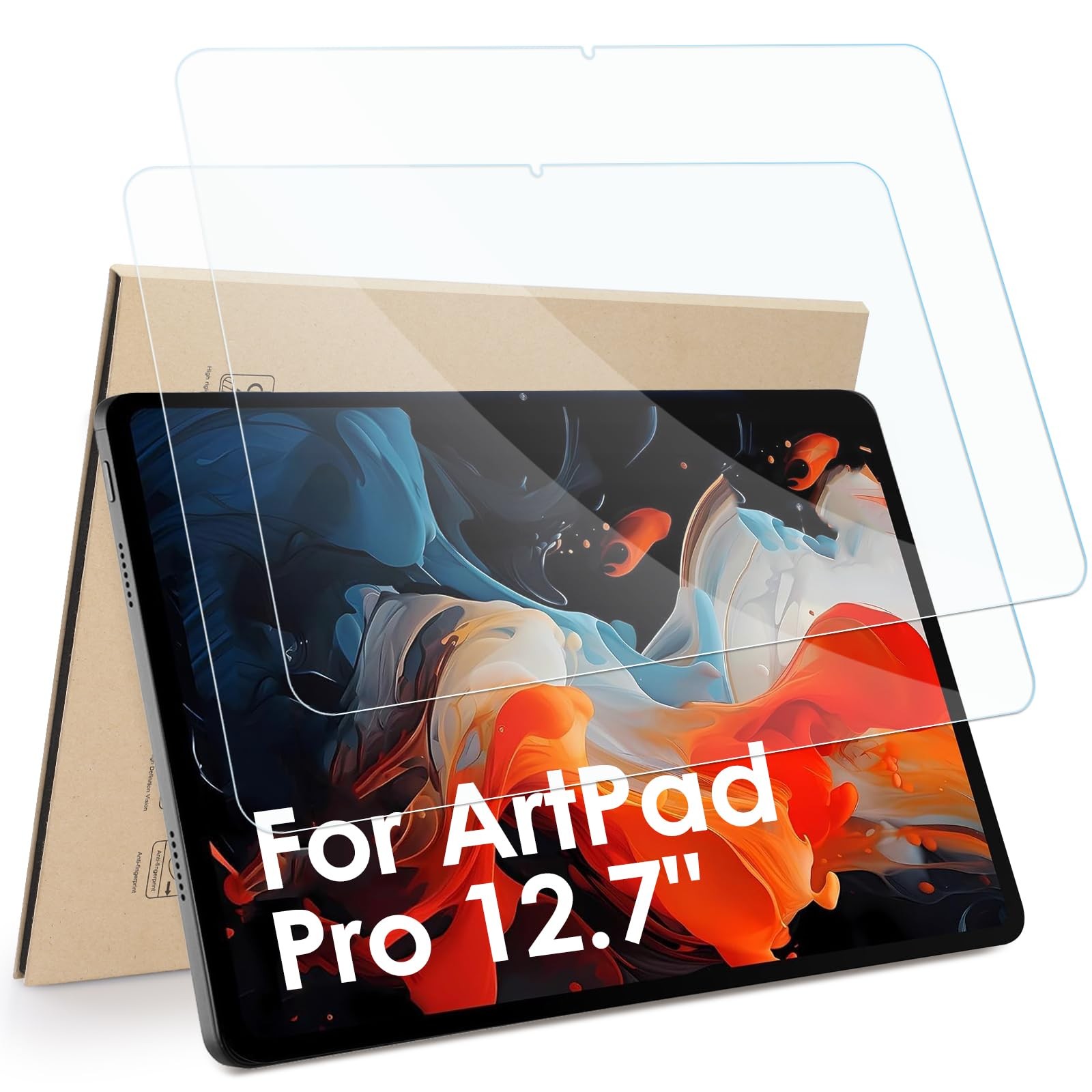 Hianjoo 2-Pack Screen Protector Compatible with Teclast ArtPad Pro 12.7",... 