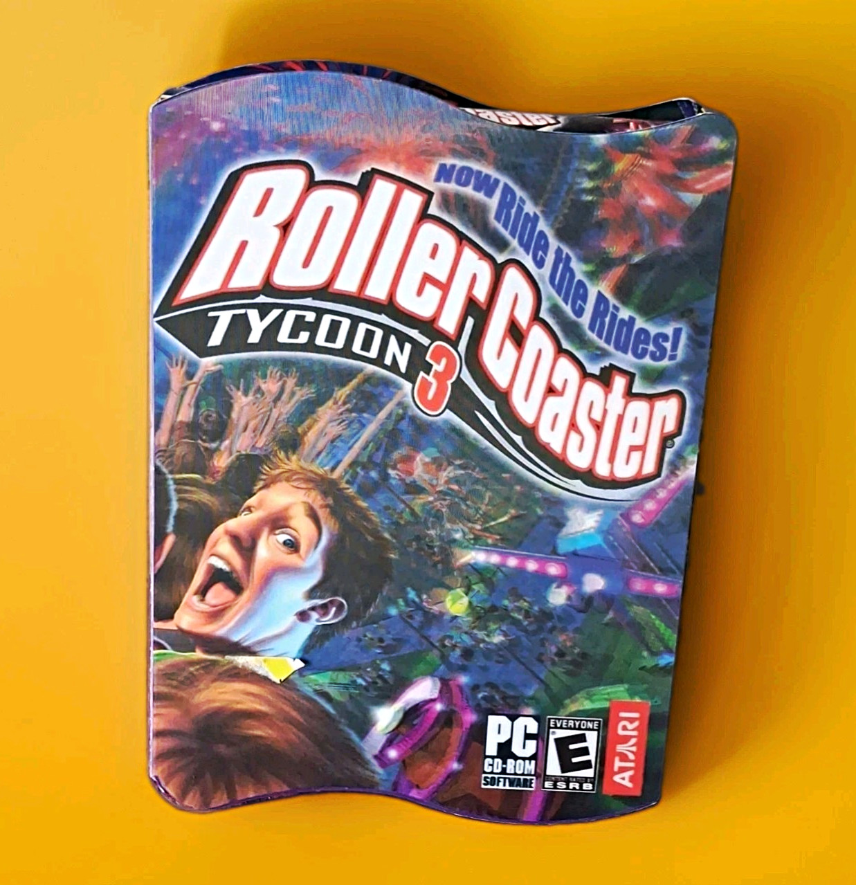 RollerCoaster Tycoon 3 PC 2004 Atari BRAND NEW FACTORY SEALED Holographic Cover