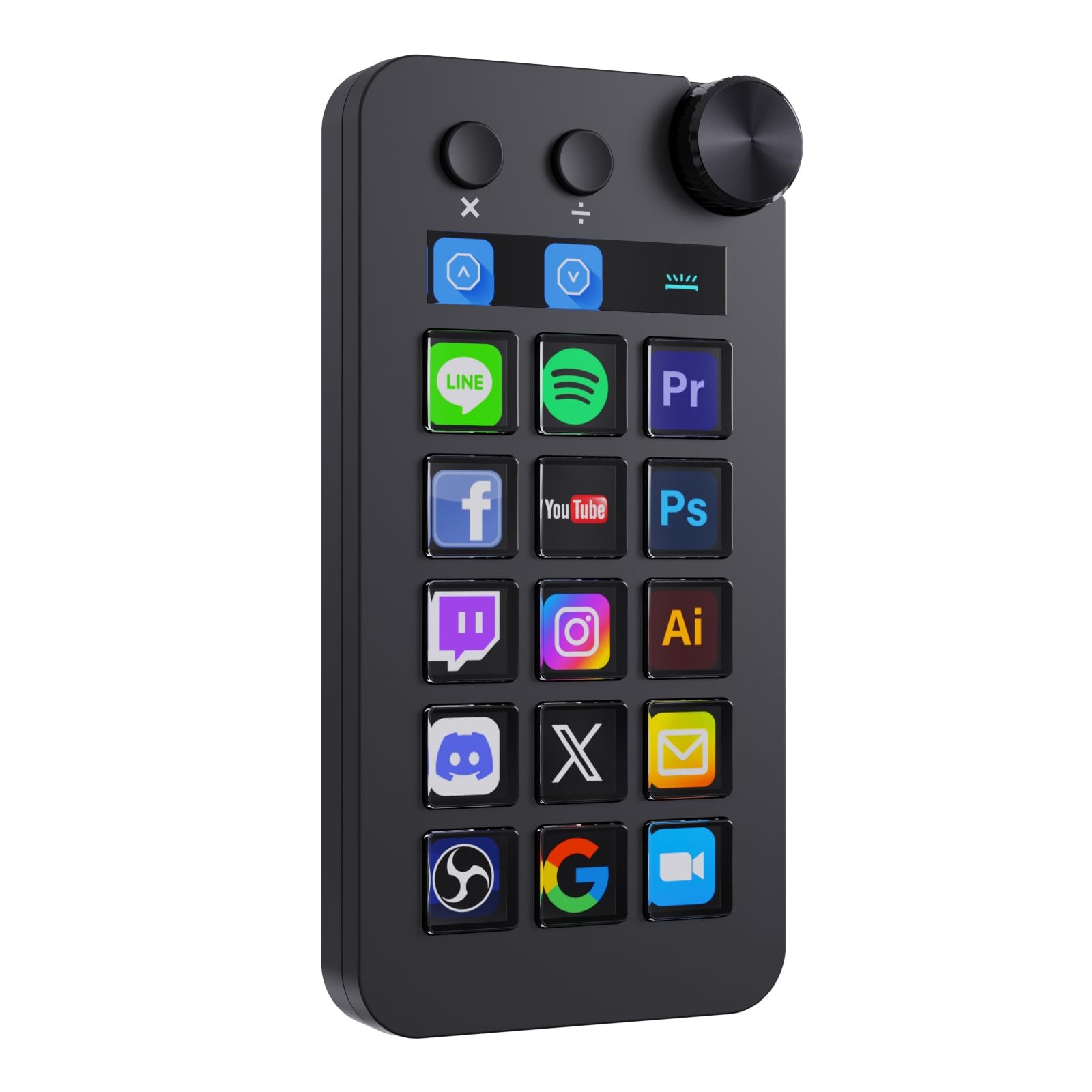 VSDinside Stream Controller Deck 18 Customizable Macro Keys for PC Mac OBS 