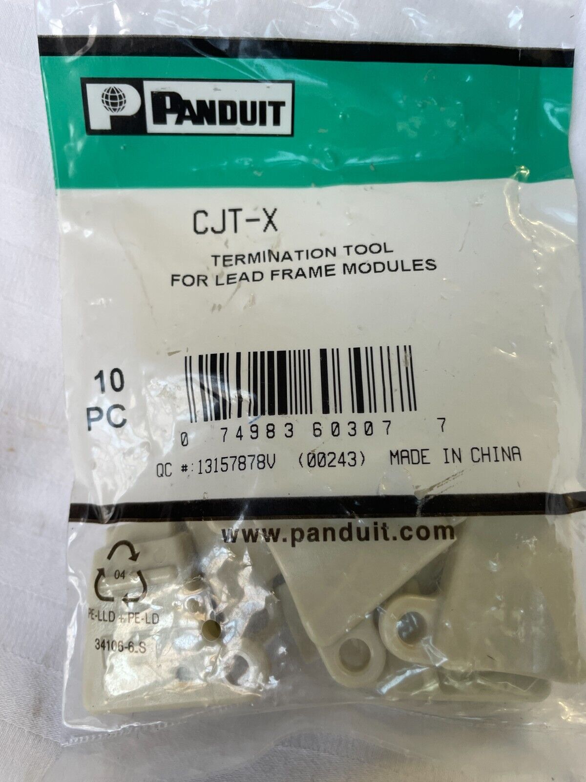 Bag of 10 - Panduit CJT-X Termination Tool for Mini-Com Mini-Jack/NetKey Modules