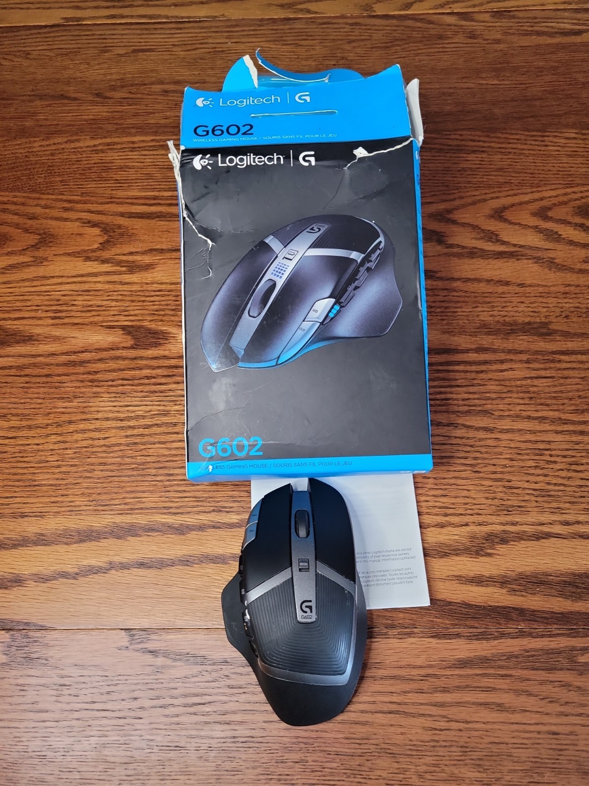 Logitech G602 Wireless Gaming Mouse 11 Programmable Buttons USB Dongle *FOR PART