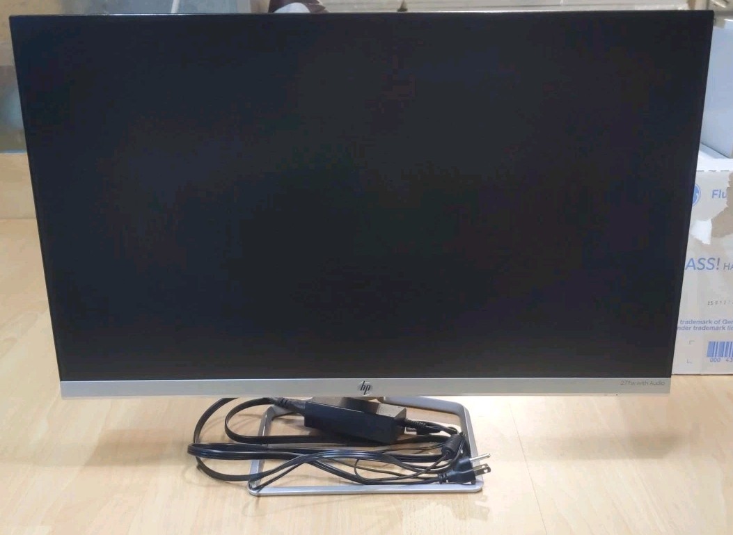 HP M27FW w/ Audio 27" FHD Monitor Built-in Audio AMD FreeSync Eyesafe Computer