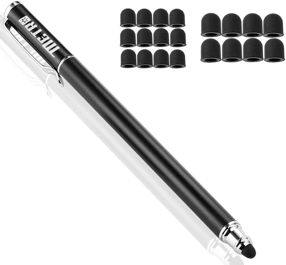 Universal Capacitive 2-In-1 Touch Screen Stylus Pen with 20 Pcs