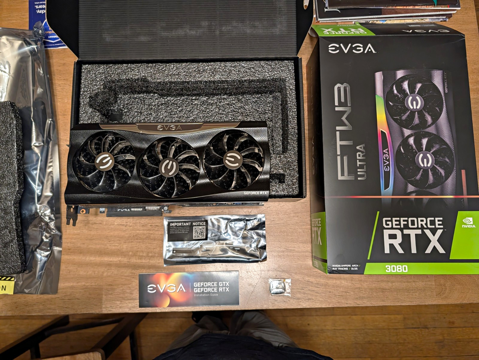 EVGA FTW3 Ultra NVIDIA GeForce RTX 3080 GPU Fan/Heatsink Multi-Monitor