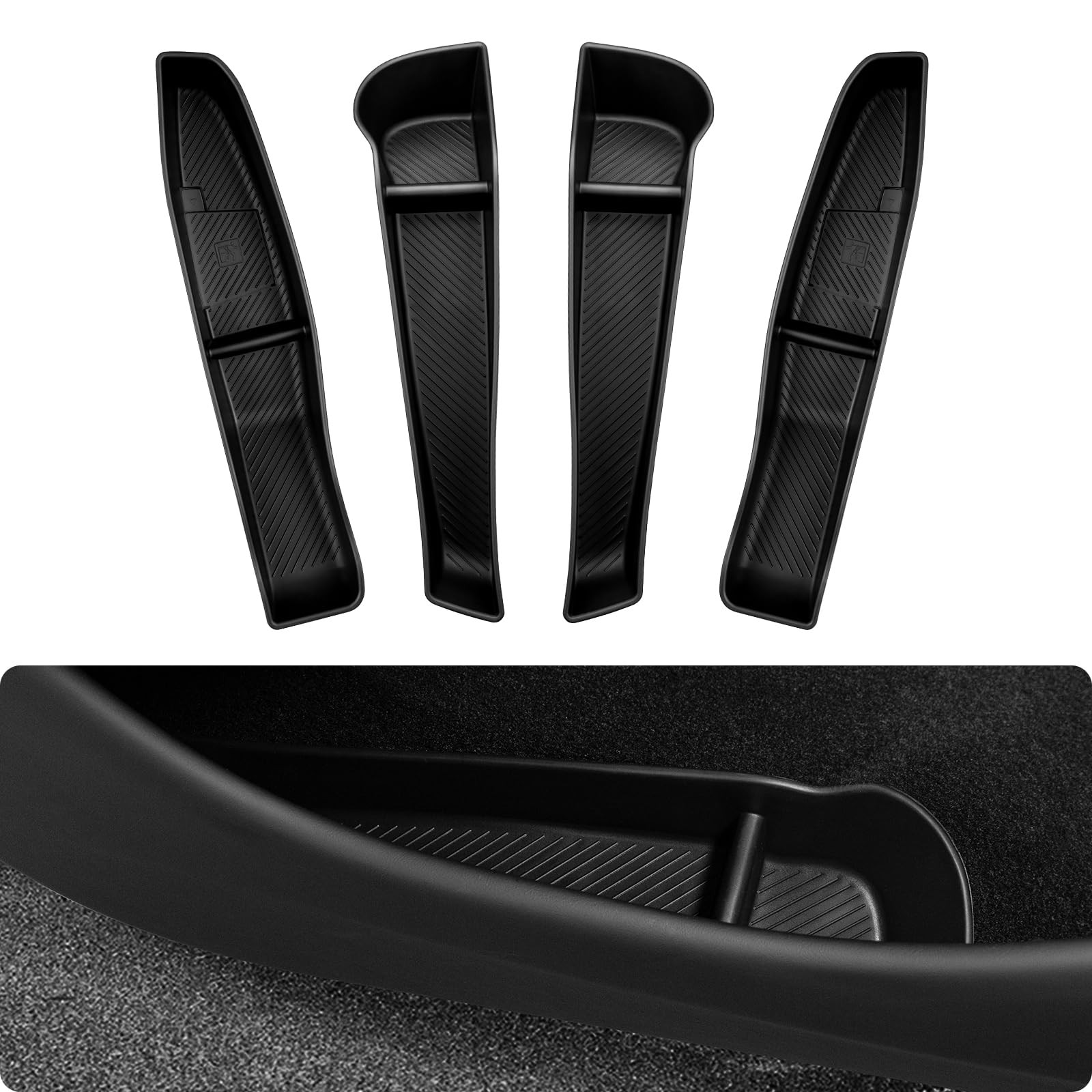 BASENOR for 2026 2025 Tesla Model Y Juniper Model Y L Door Side Storage Box