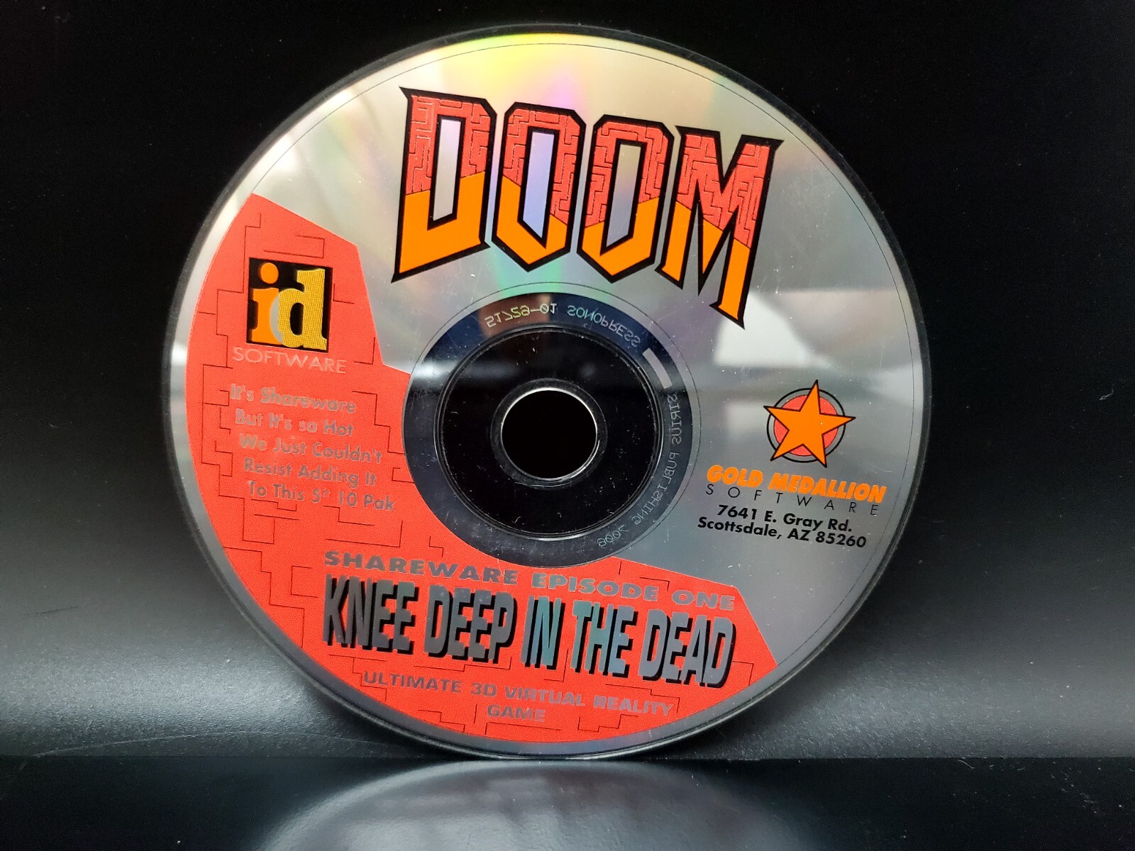 Doom 1: Knee Deep In The Dead PC CD classic first person shooter game 93