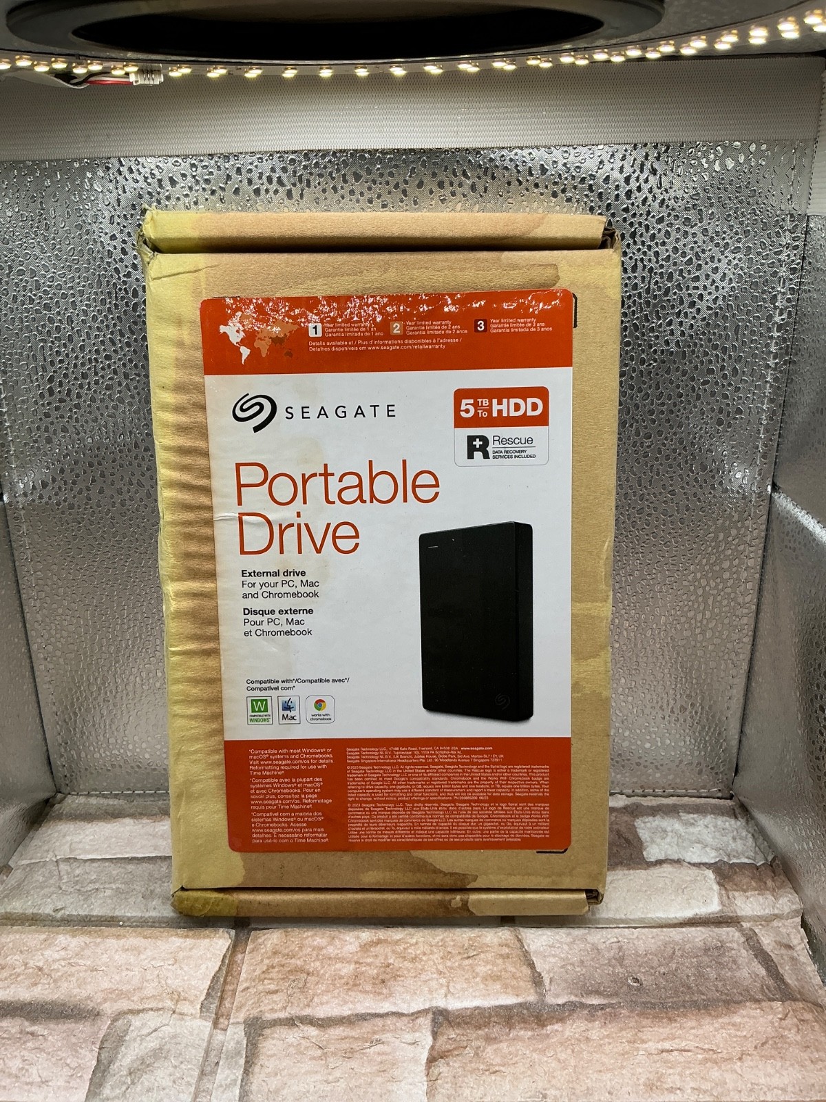 Seagate STGX5000400 5TB External Hard Drive For PC Mac Chromebook - New