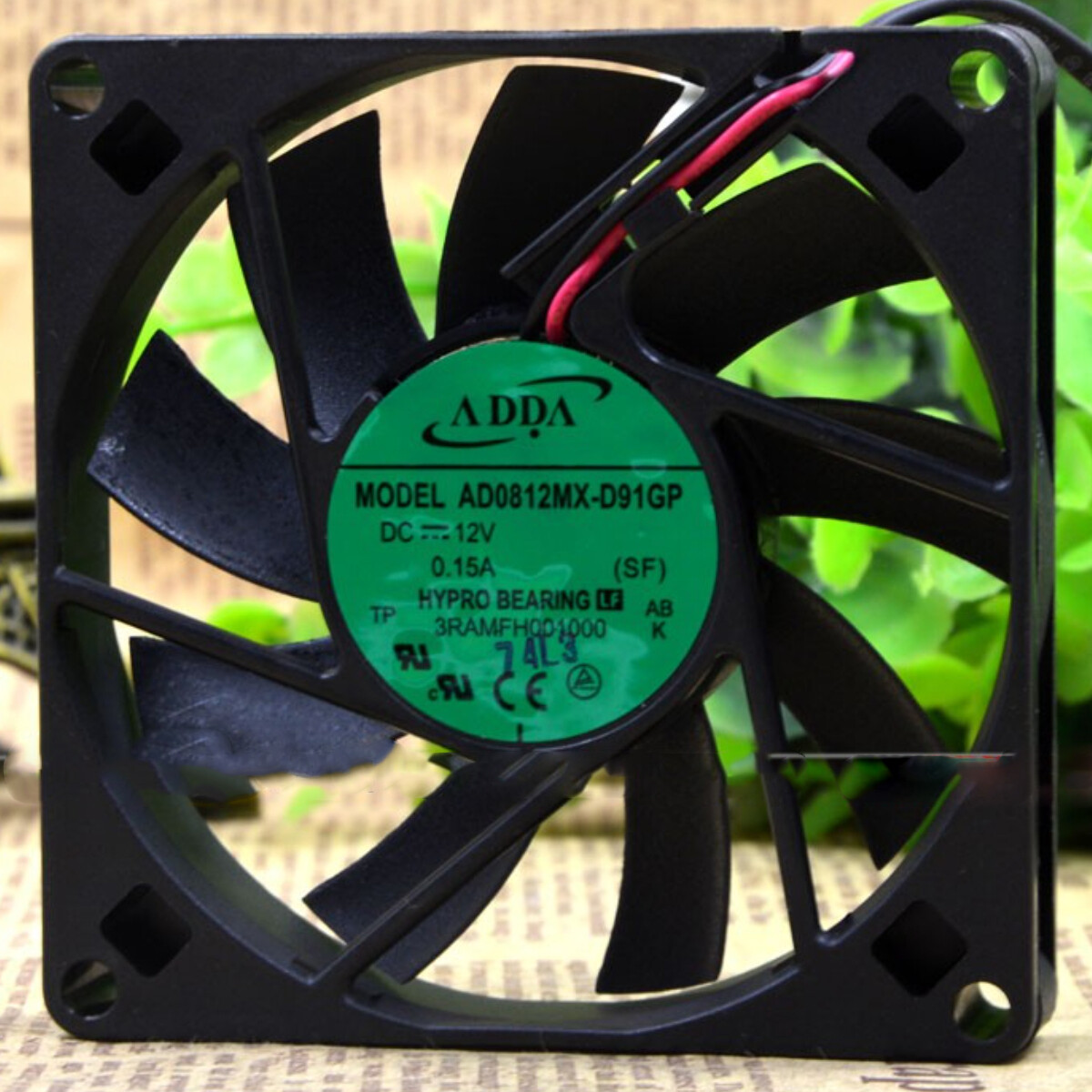 ADDA AD0812MX-D91GP 8015 12V 0.15 8CM Chassis Industrial Cooling Fan