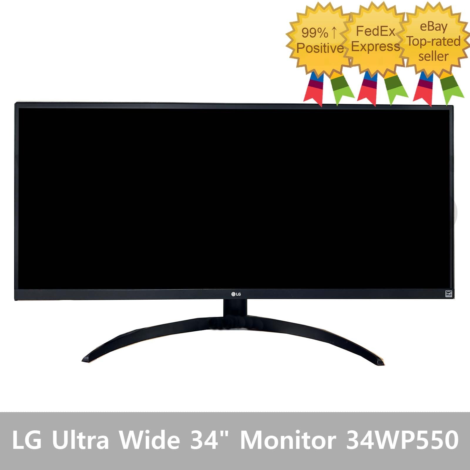 LG Ultra Wide 34" Monitor 34WP550 IPS 21:9 WFHD 2560 x 1080 HDR10 - Tracking