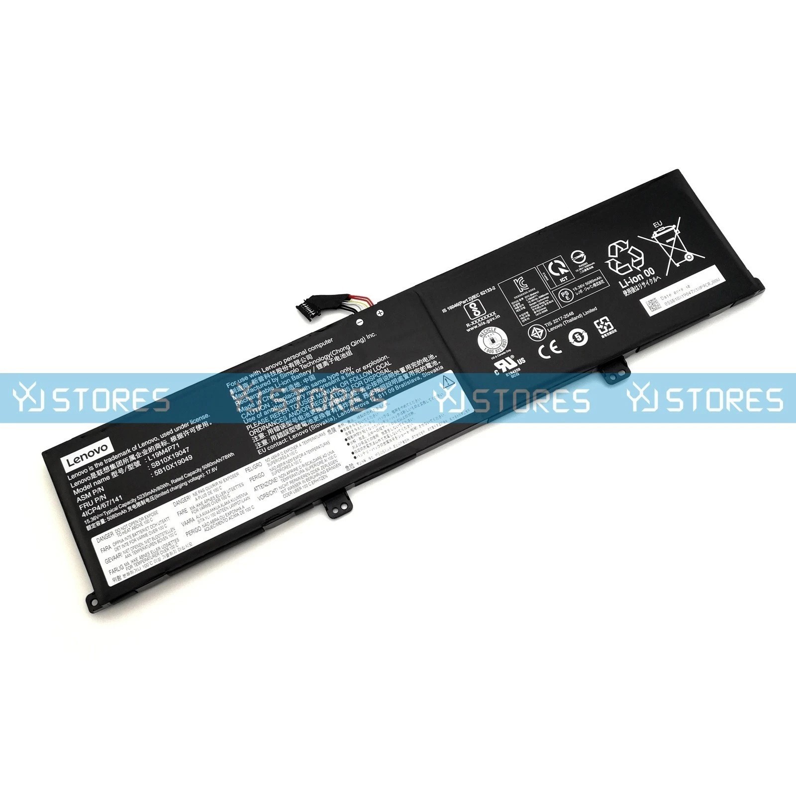 Genuine L19M4P71 L19C4P71 L19L4P71 Battery for Lenovo ThinkPad P1 3 3rd Gen 2020