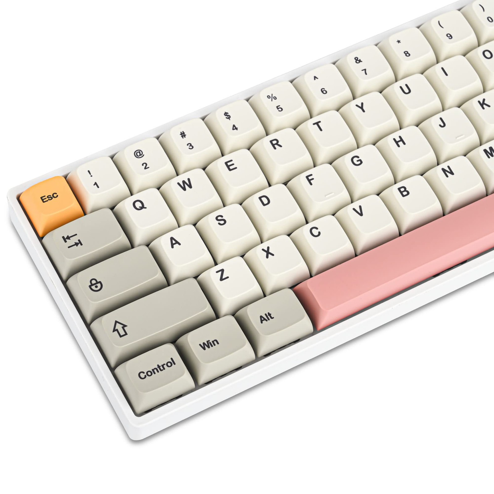 Retro 9009 PBT Keycaps XDA DyeSub 134 Keys Set for Cherry MX Mechanical Key