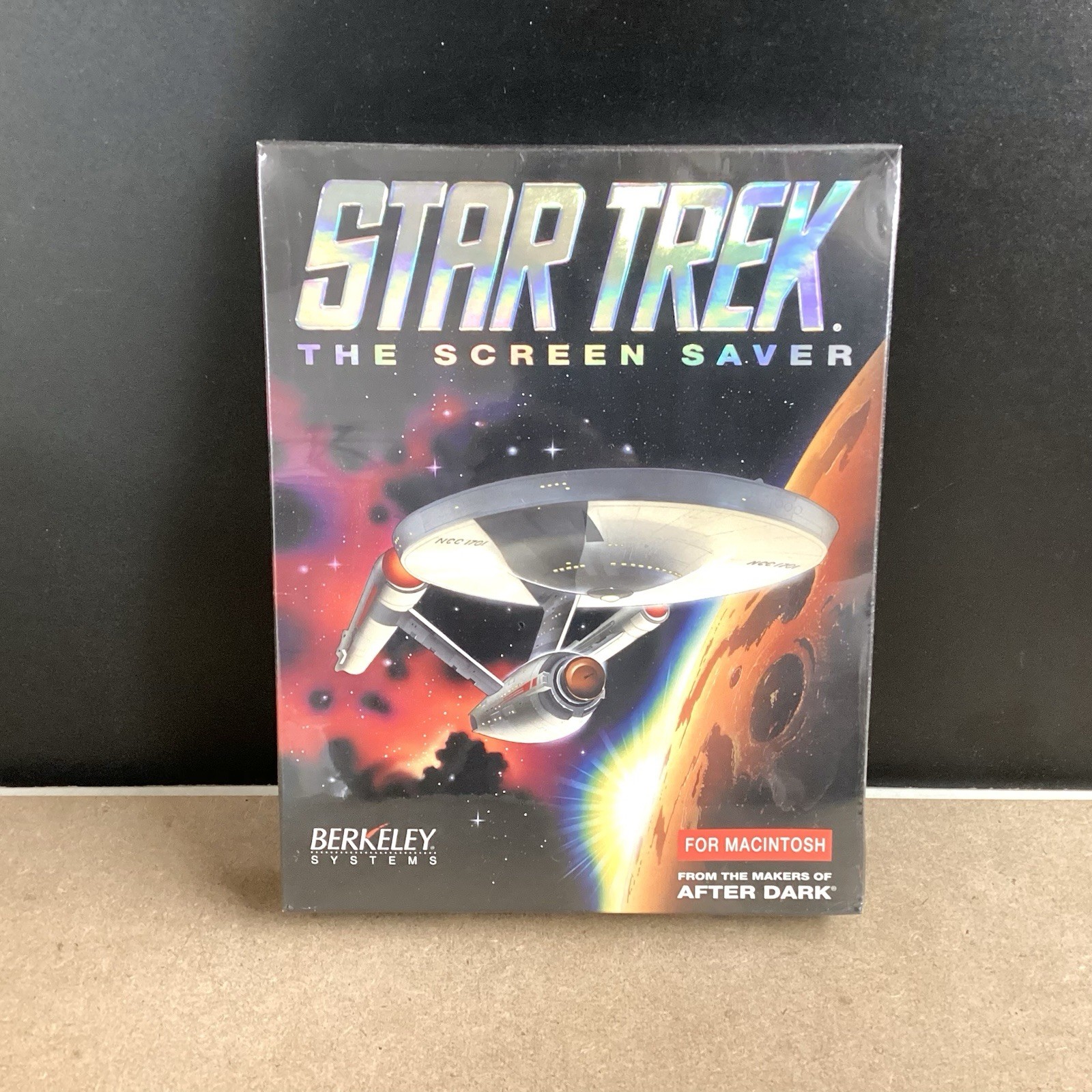 Vintage Star Trek The Screen Saver For Macintosh Berkeley Systems Factory Sealed
