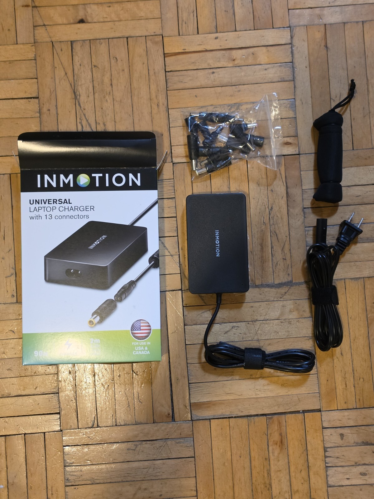 Inmotion 90W Universal Laptop Charger (with 13 Connectors)