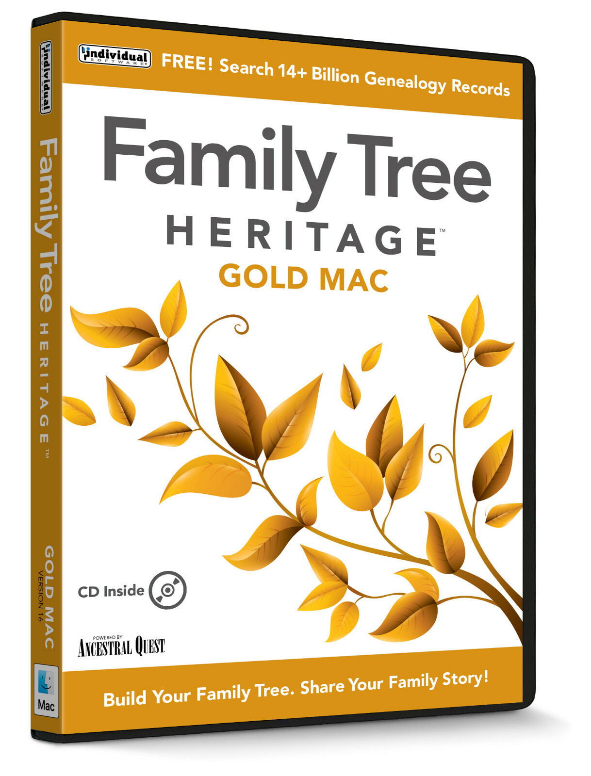 Family Tree Heritage Gold 16 MAC new