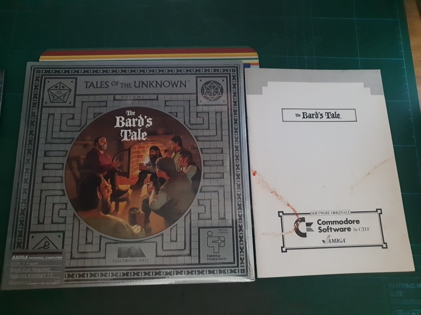 THE BARD'S TALE SEALED GAME X AMIGA 500 1000 2000 ELECTRONIC ARTS FLOPPY DISK