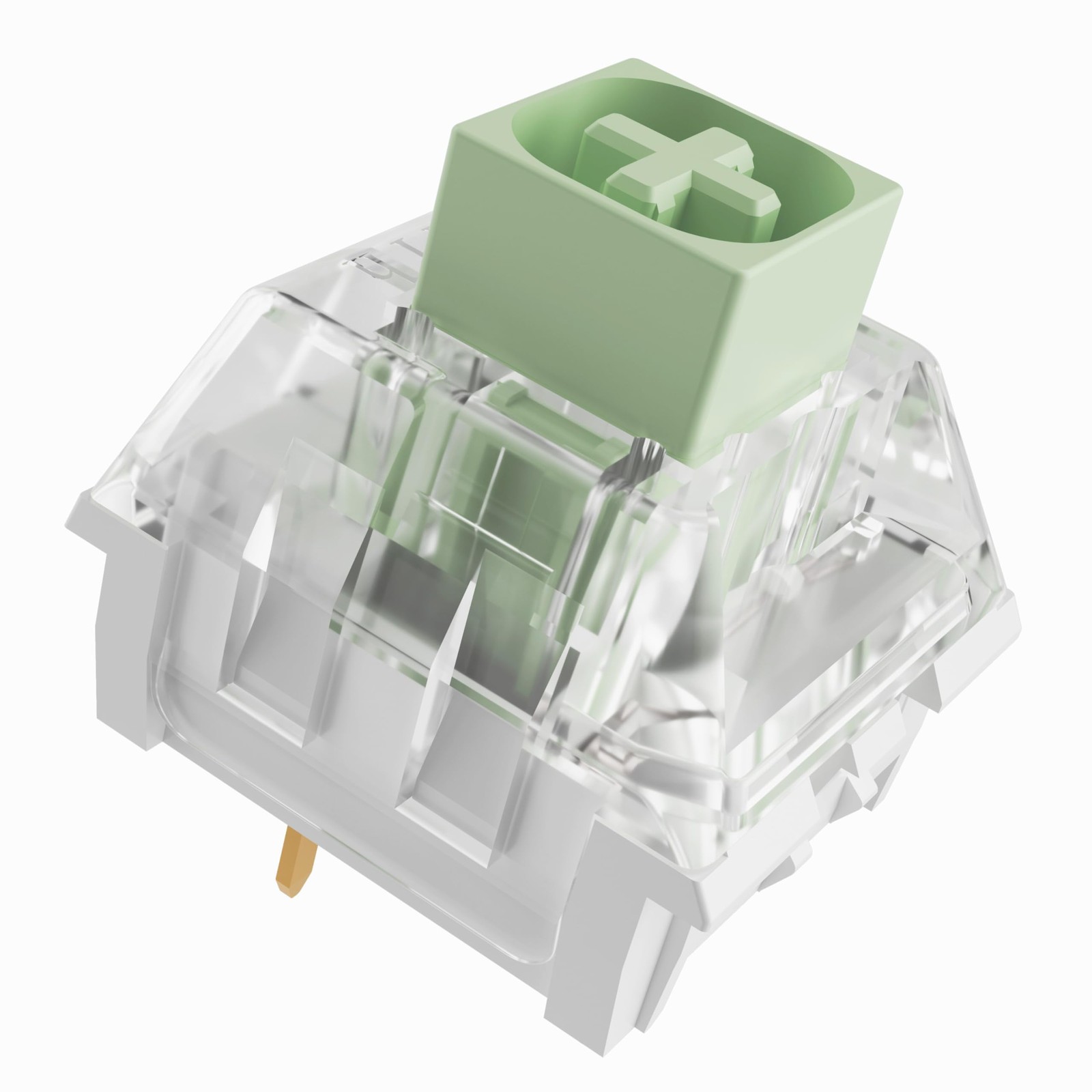 Kailh Box Jade Clicky Keyboard Switch 3 Pin 50gf Pre Lubed RGB 72 PCS