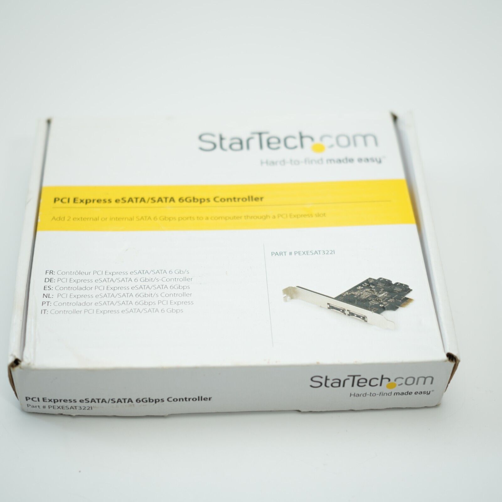 StarTech.com 2 Port PCI Express SATA 6 Gbps eSATA Controller Card - Dual Port