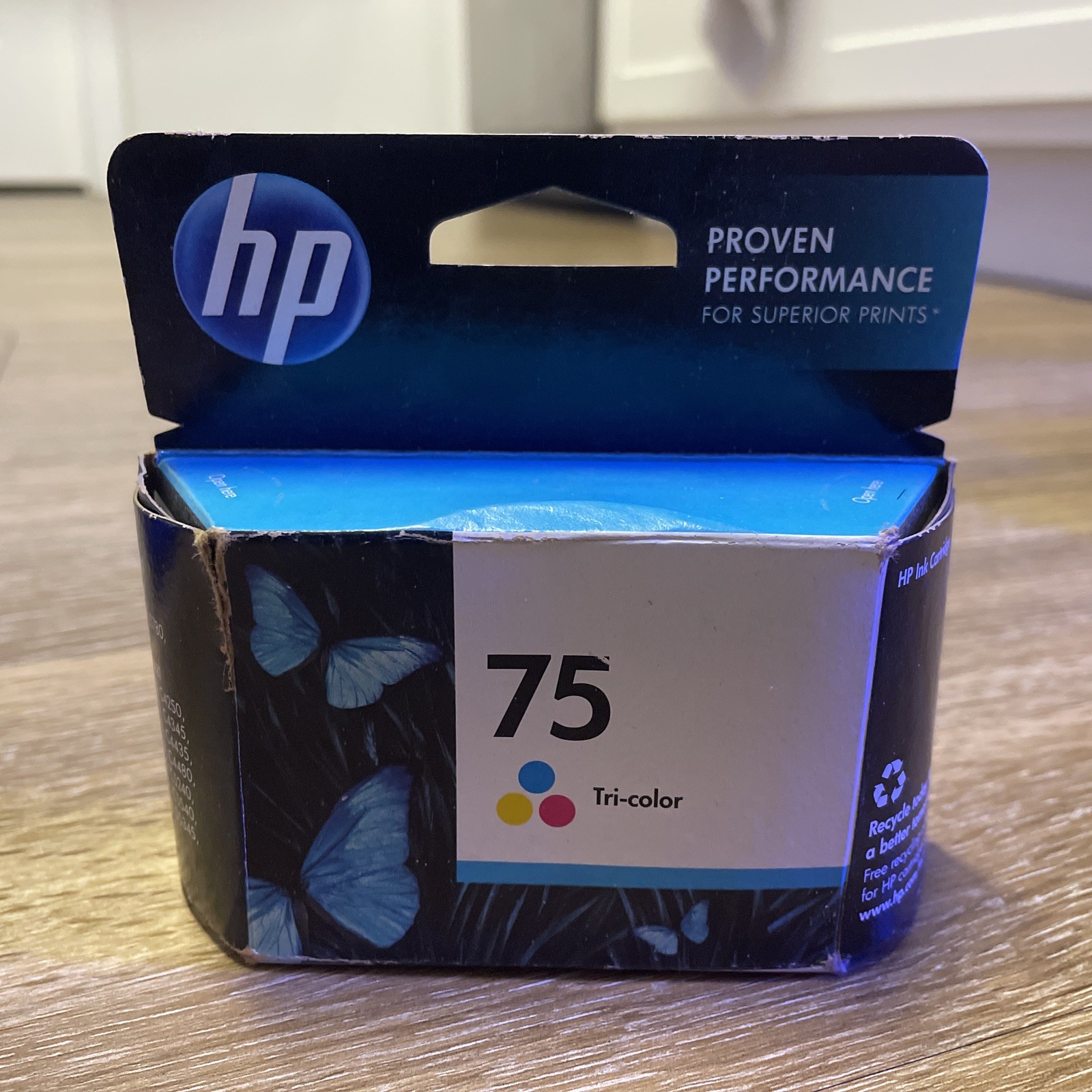 HP 75 Tri color Ink Cartridge Genuine OEM CB337WN NIB, EXP FEB 2016