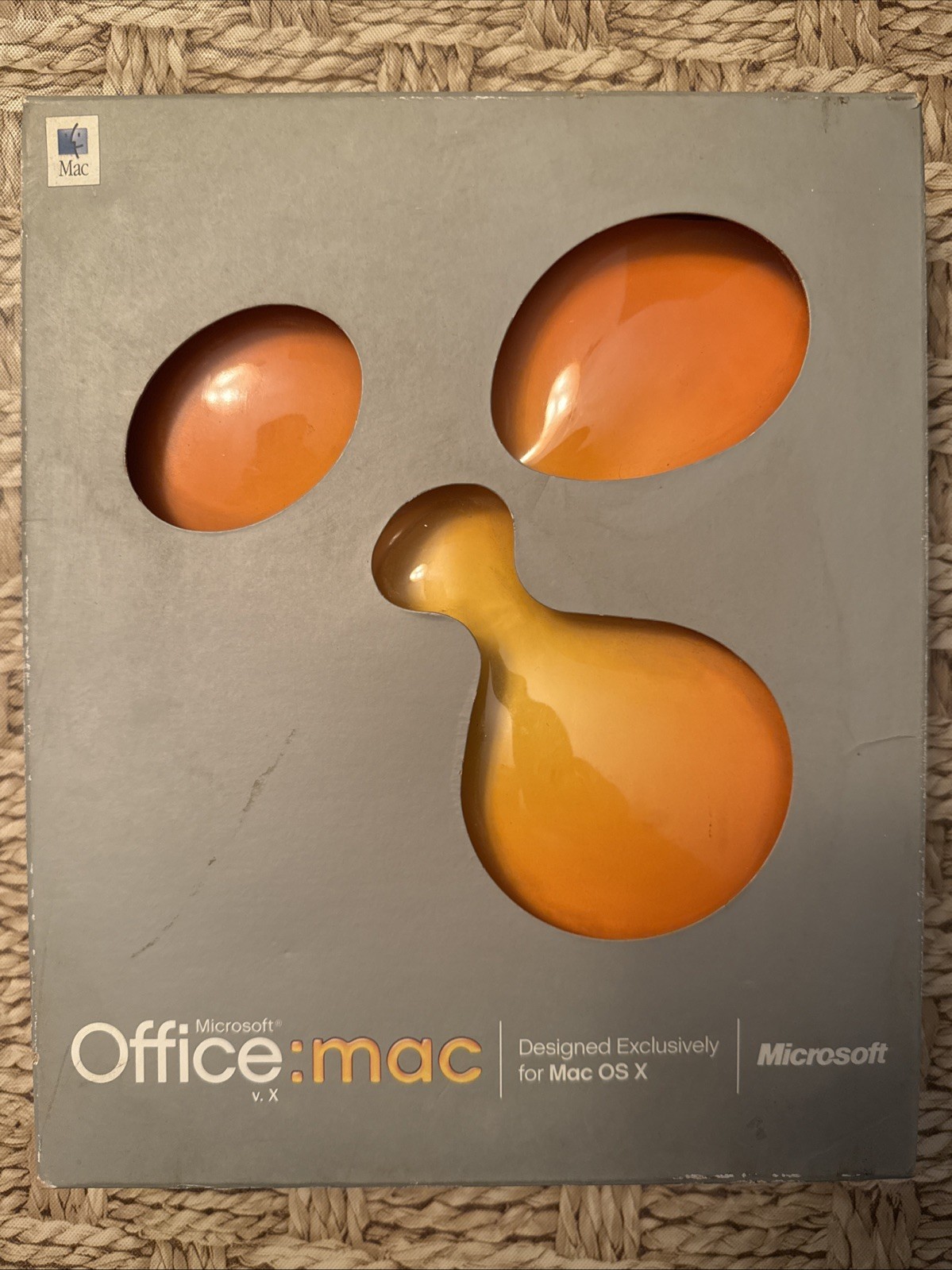 New  RARE Microsoft Office: Mac v. X for OS X  NIB