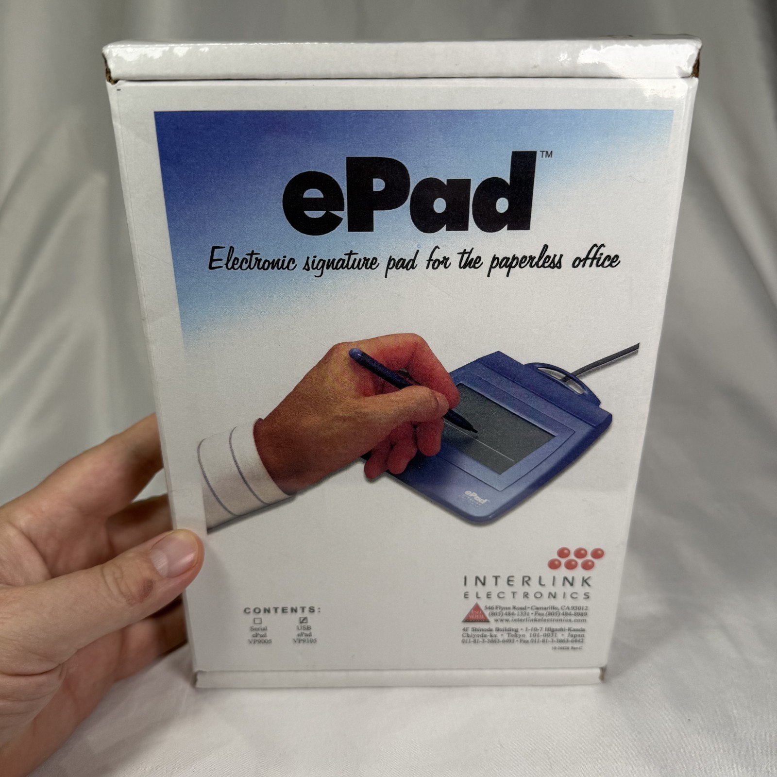 Interlink Electronics ePad USB ePad VP 9105 Electronic Signature Pad - SEALED