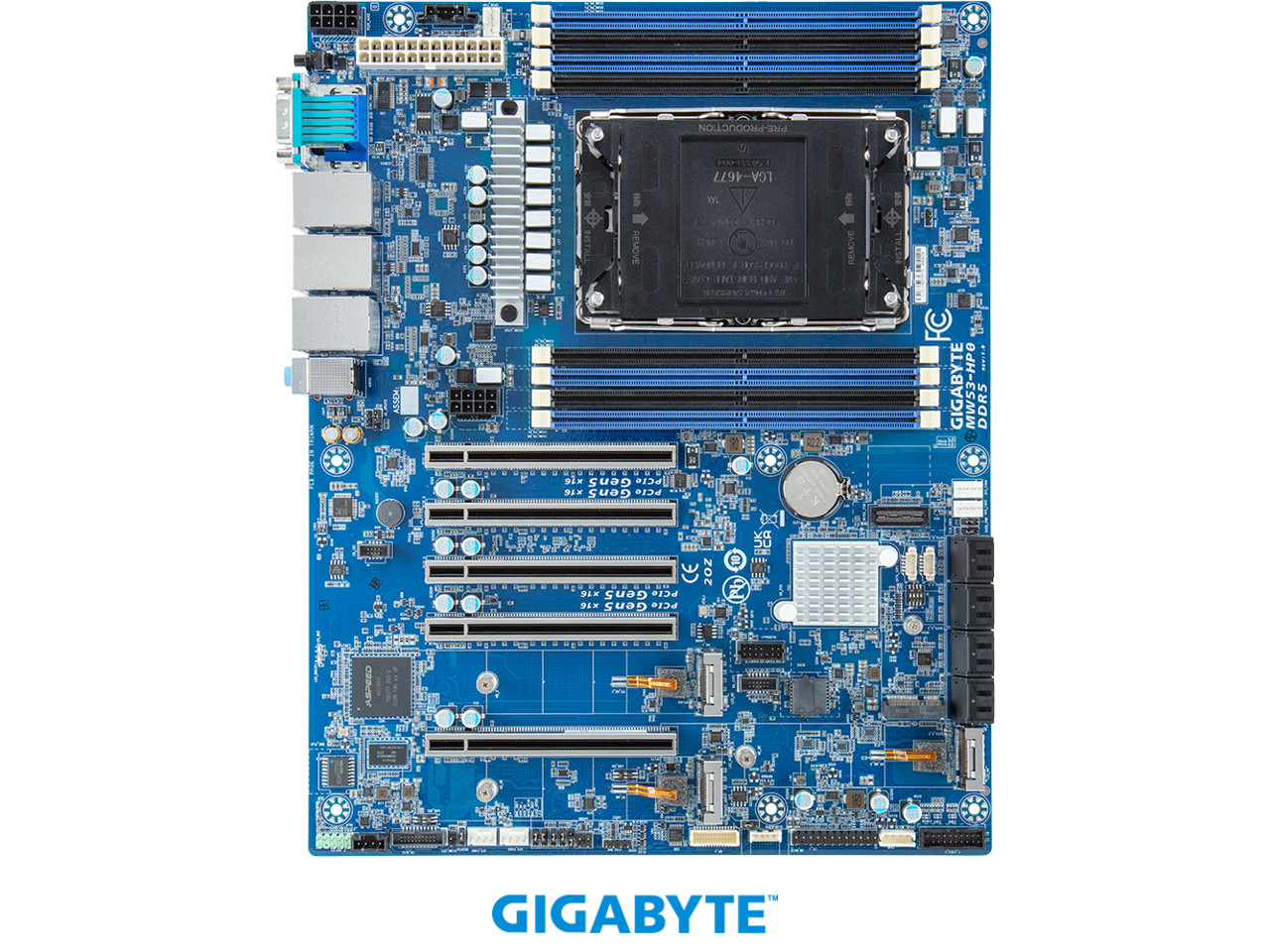 GIGABYTE MW53-HP0 Intel® Xeon® W Workstation Motherboard Board, Single