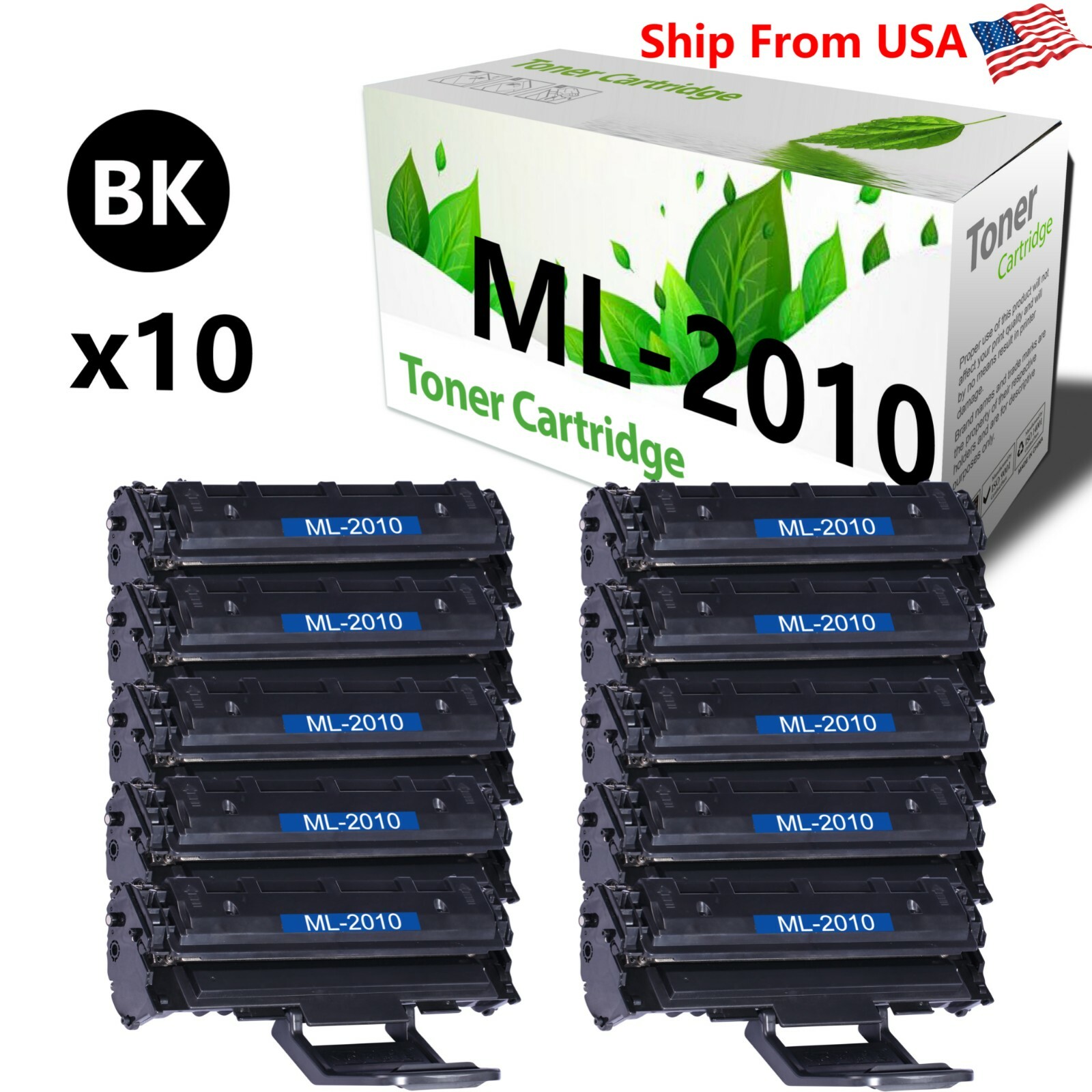 10PK ML2010 Toner Cartridge ML2010 for Samsung SCX-4321 Printer
