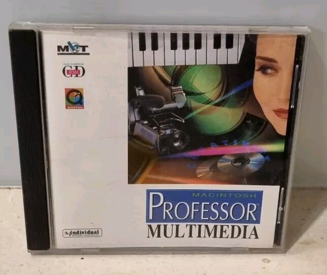 NOS Macintosh Professor Multimedia Individual Software Inc QuickTime CD-ROM 1994