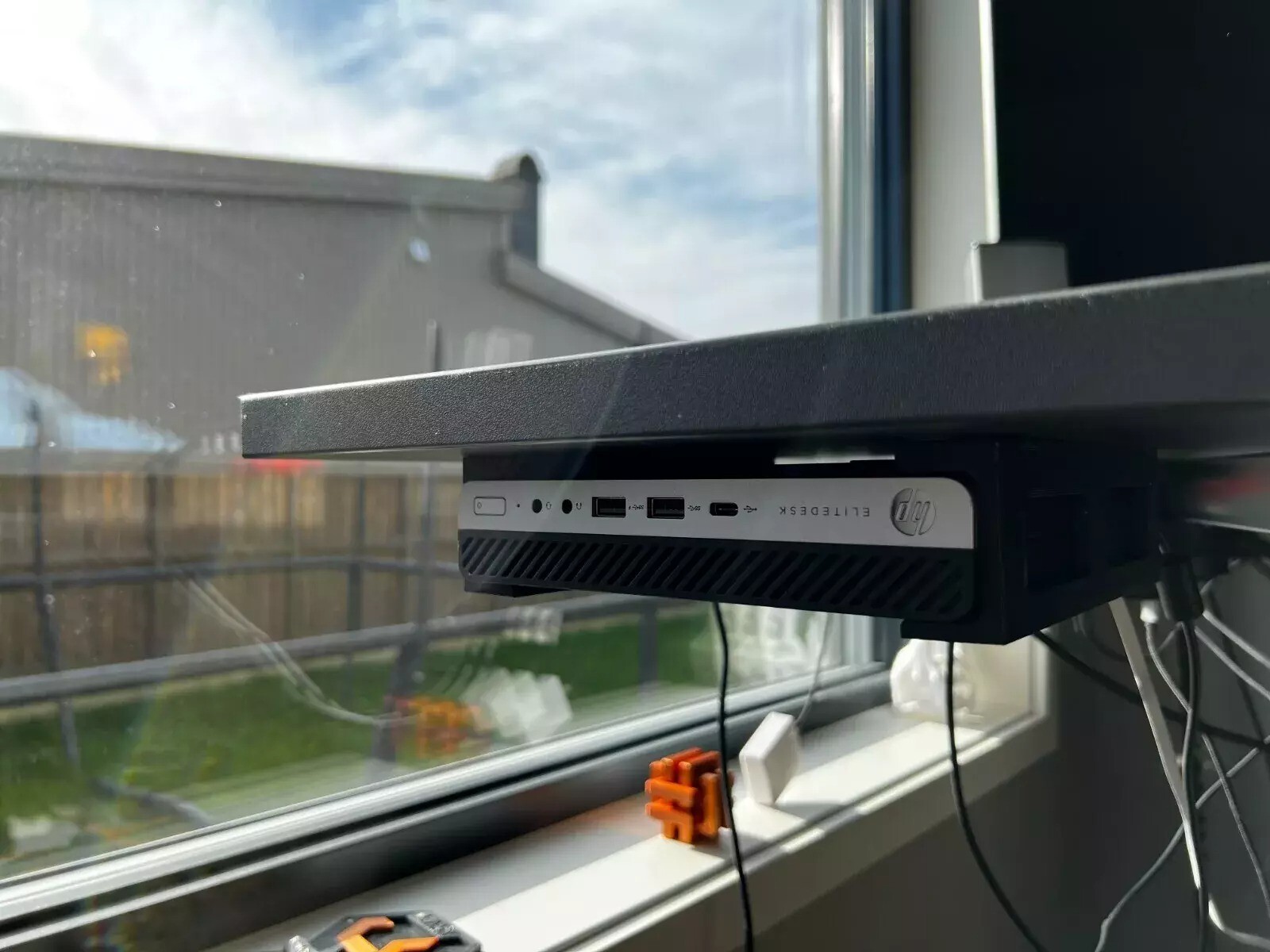Under Desk Mount Holder for HP EliteDesk 800 G2 G5 Mini Desktop