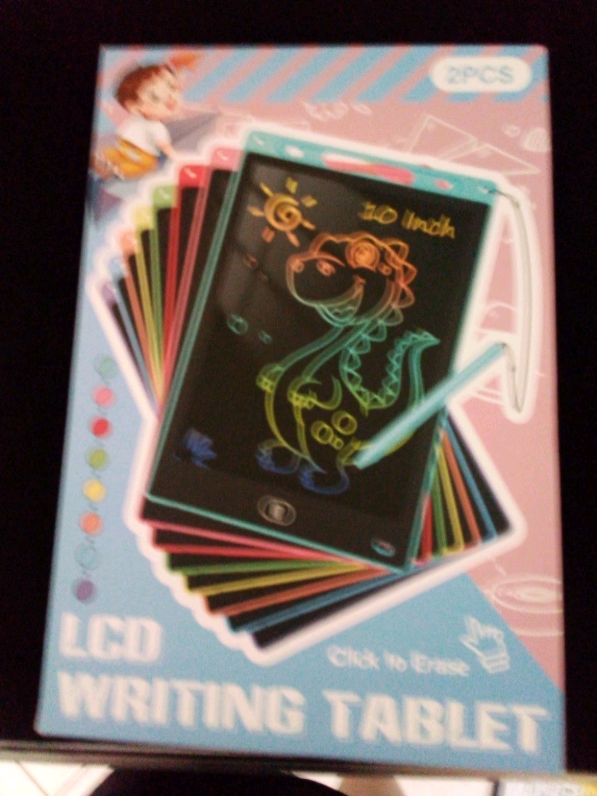 lICD Writing tablets for kids Eracible - 2 per box
