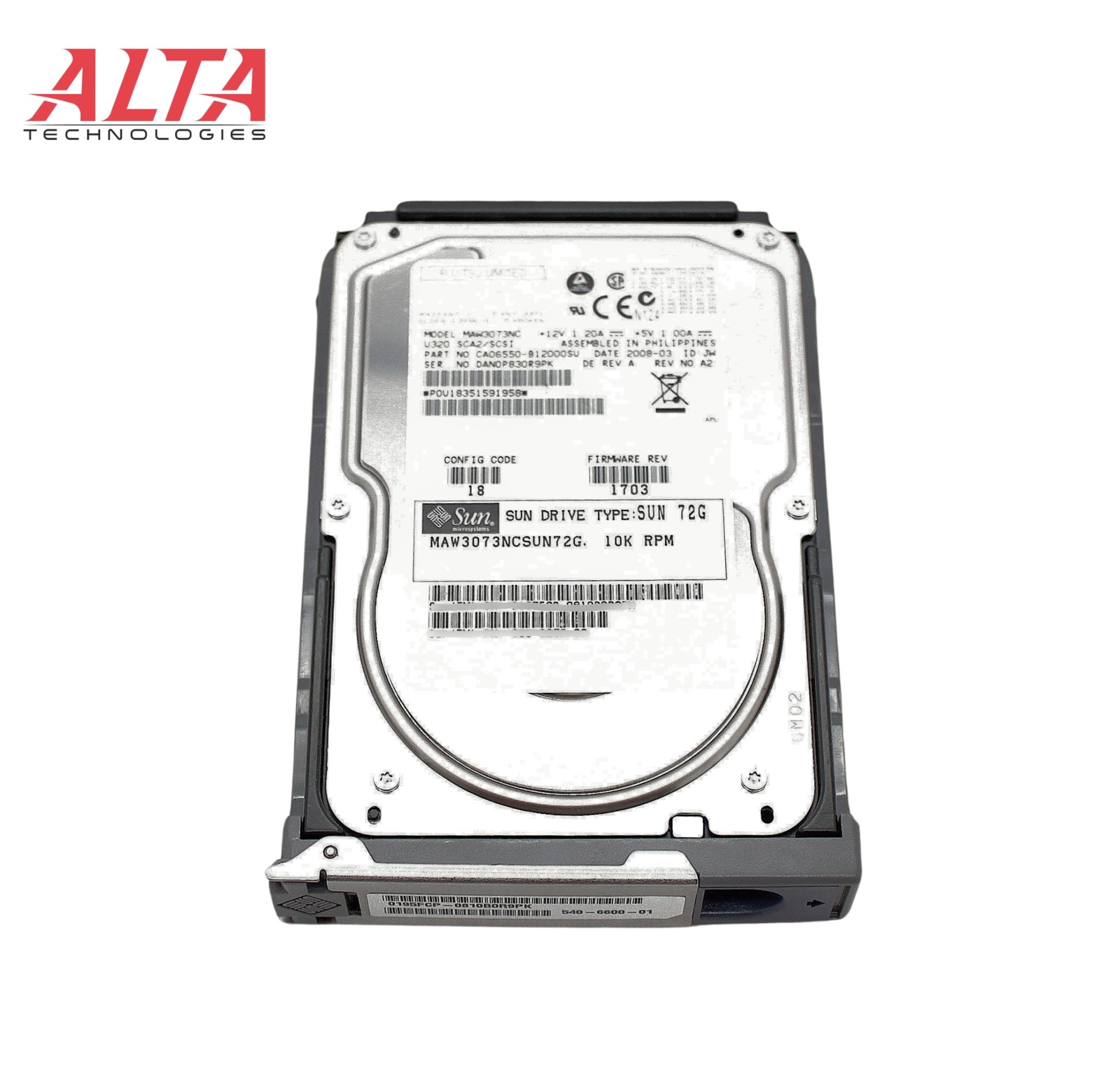 Sun Microsystems 540-6448 73.4GB 10K U320 HDD