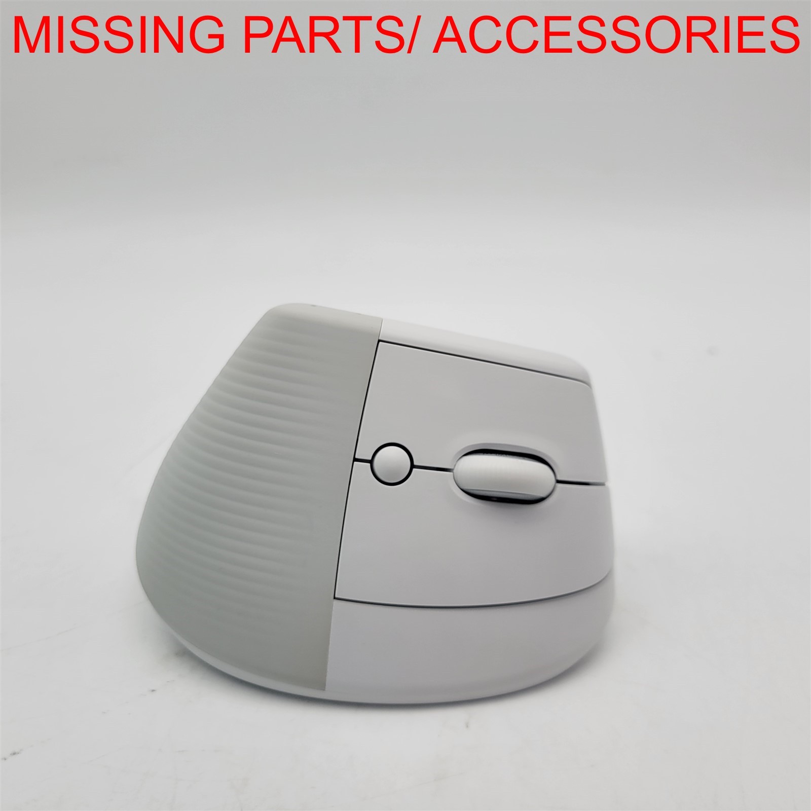 Logitech Lift Vertical Ergonomic Mouse, Wireless, Off White [910-006469] *READ*