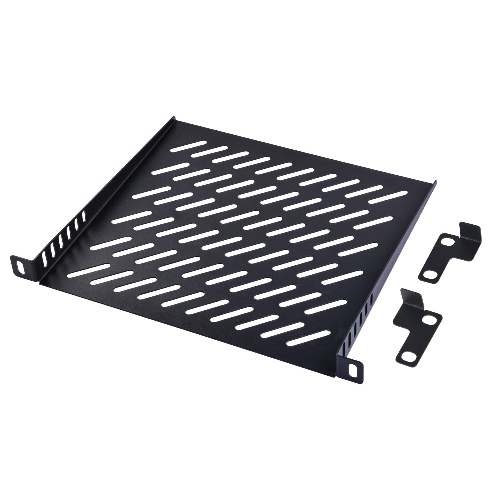 2 PCS 0.5U Server Rack Shelf Vented Mount Tray For 10 Inch Network DeskPi