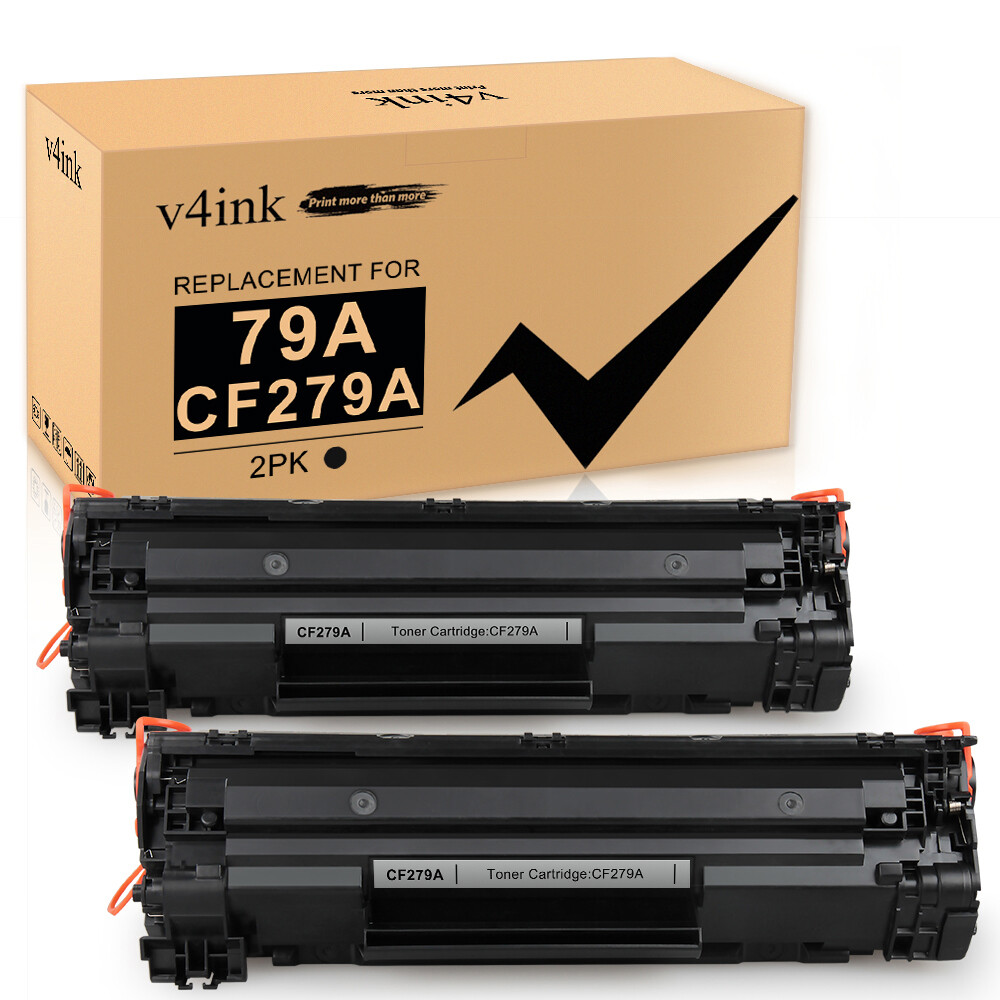 2PK CF279A 79A Black Toner Compatible For HP LaserJet Pro MFP M12a M12w M26a M26
