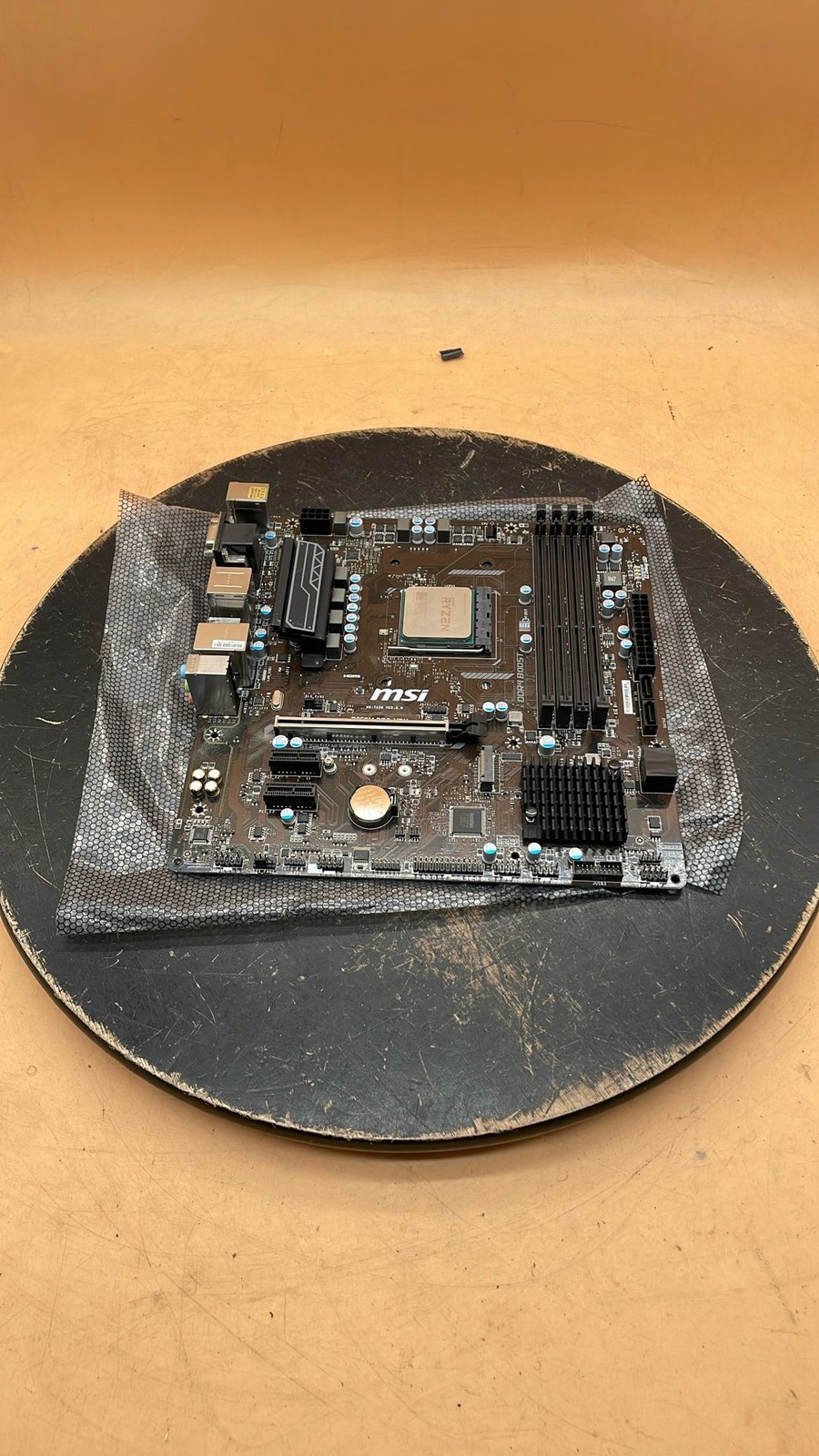 MSI B350M PRO-VDH Micro ATX Desktop Motherboard w/ AMD Ryzen 5 1500X CPU
