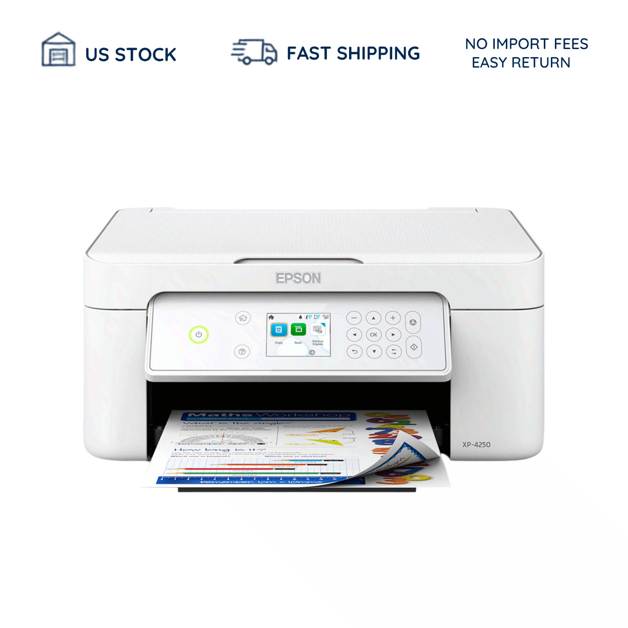 Epson Expression Home XP-4250 Wireless All-in-One Color Printer Scan Copy New