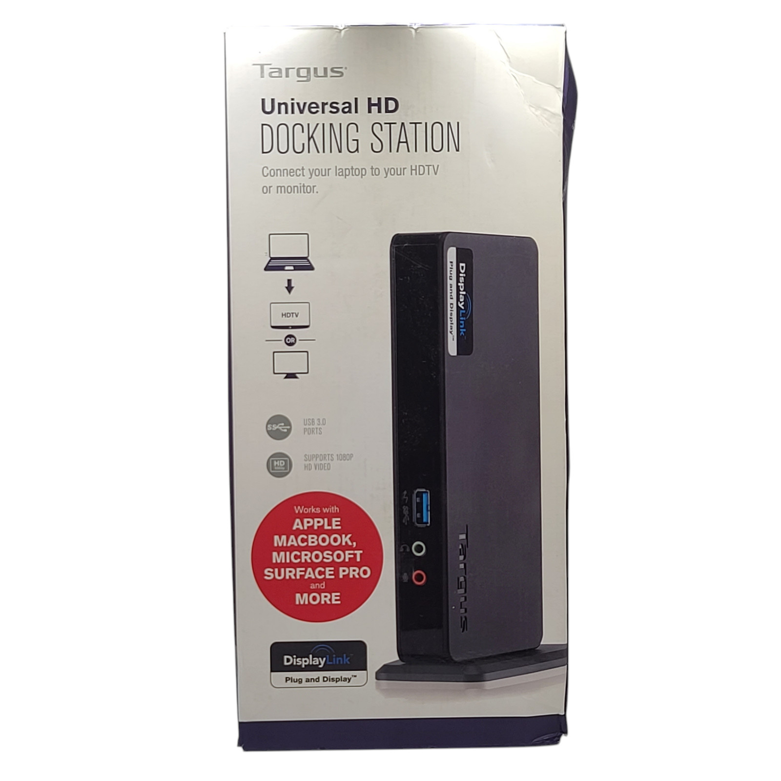Targus Universal HD Laptop USB and HDMI Docking Station 3 USB Ports (ACP78US)