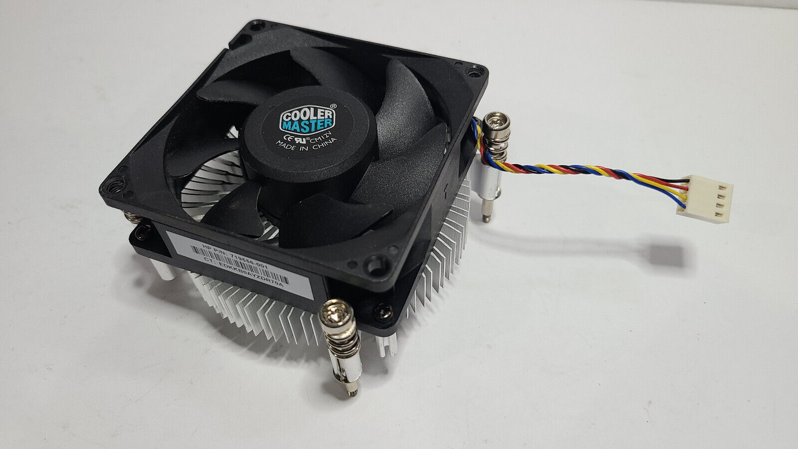 HP 110-020 M01-F1033wb Desktop PC Cooling Fan & Heatsink 719556-001 Tested USA