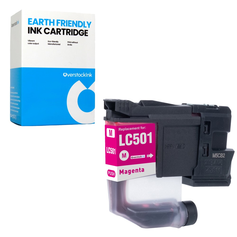 1PK OSI Compatible LC501 Magenta Ink Cartridge fits Brother MFC-J1260DW J1360DW