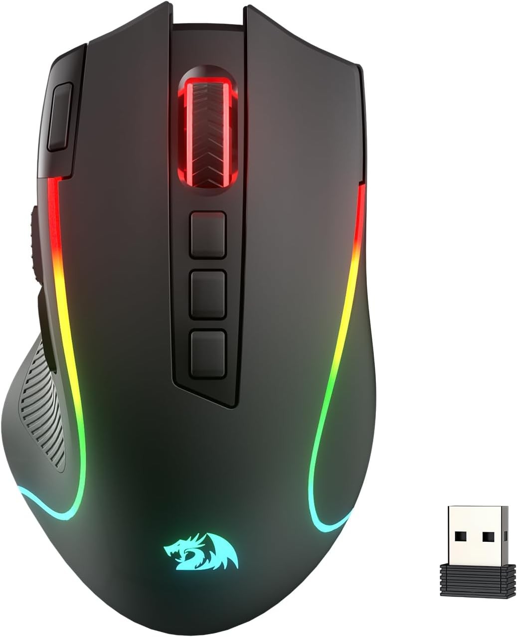 Redragon M612 PRO RGB Gaming 8000 DPI Wired/Wireless Optical Mouse