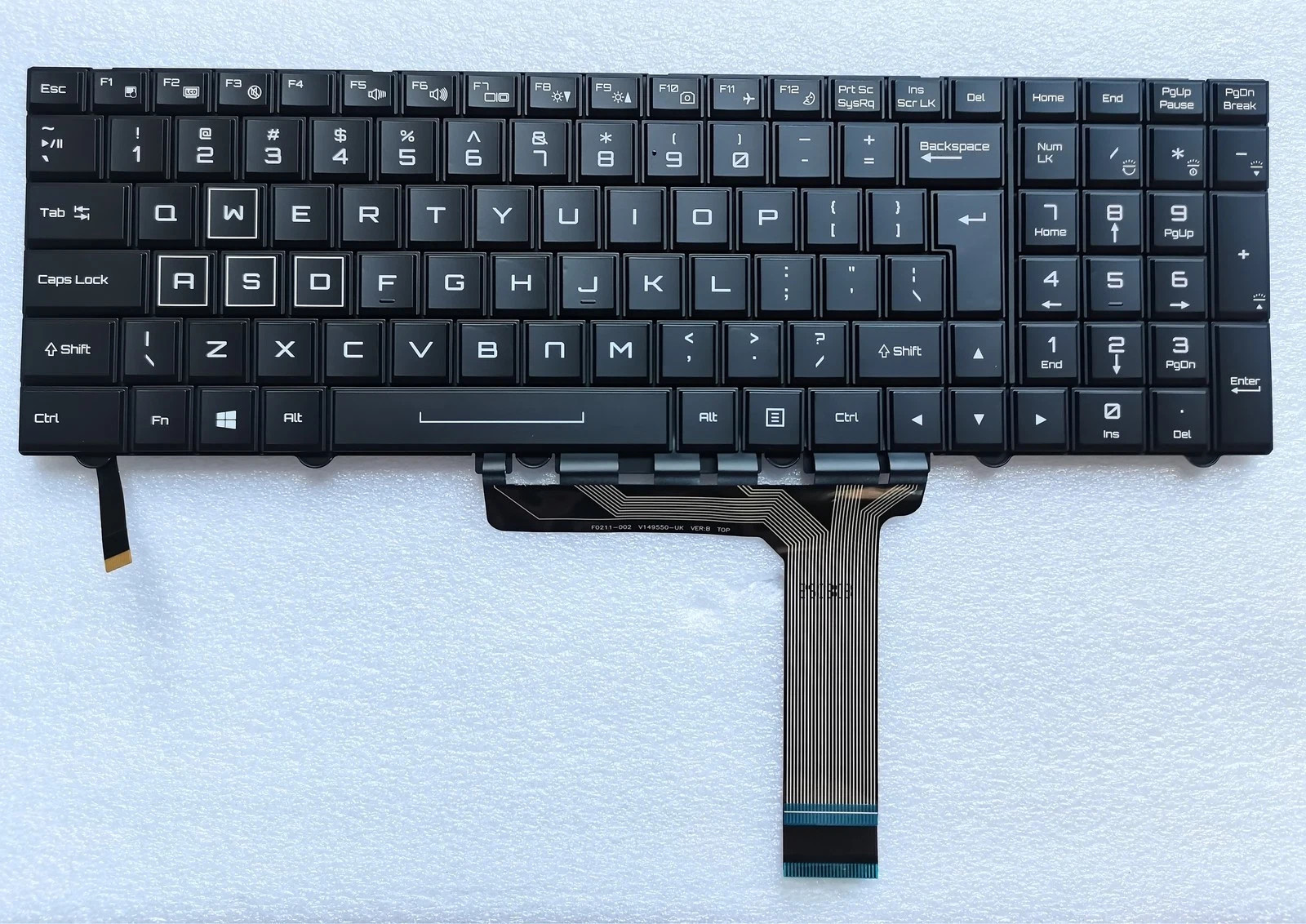 Keyboard for Clevo P750DM P750ZM P750ZM-G P751DM-G P751ZM US Layout Backlit