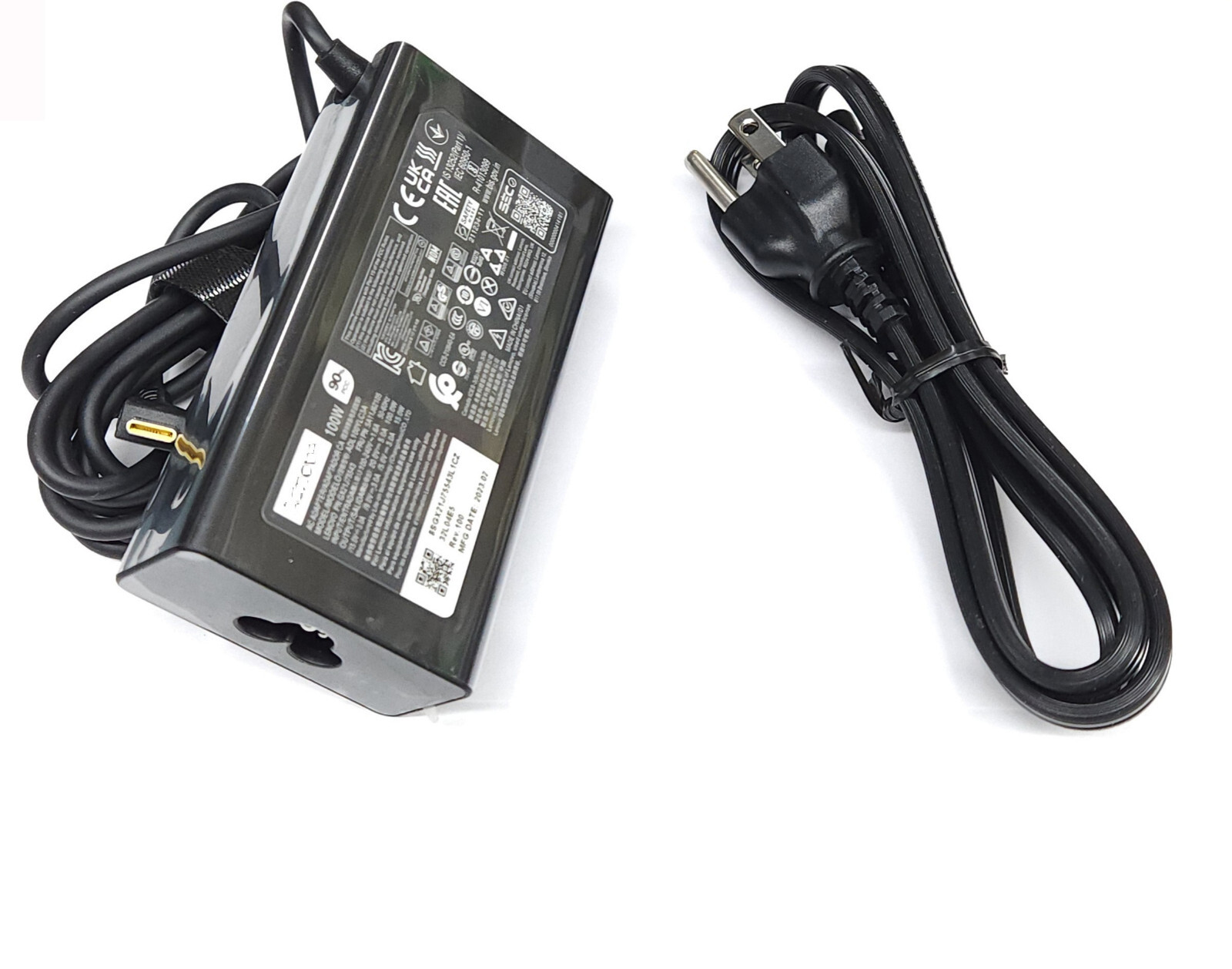 New Genuine 100W USB C AC Charger For Lenovo ADL100YDC3A ADL100YLC3A 5A11J62105