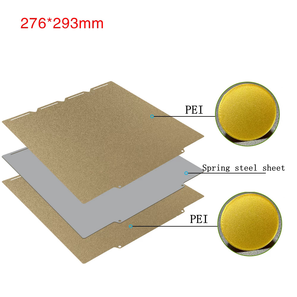 PEY PEO PET PEI Double-side Sheet Build Plate For Snapmaker U1 3D Printer Parts