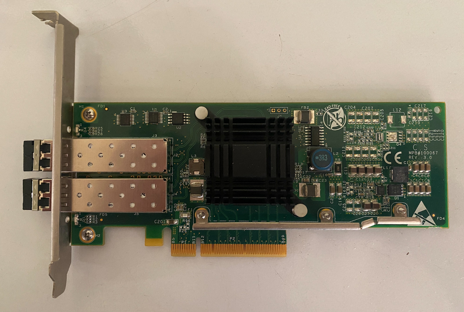 Silicom PE310G2SPT10-SR-HT V:3.2, Dual 10G CNA + 2 SFP's